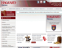Tablet Screenshot of hagyardpharmacy.com